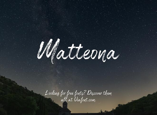 Matteona Font