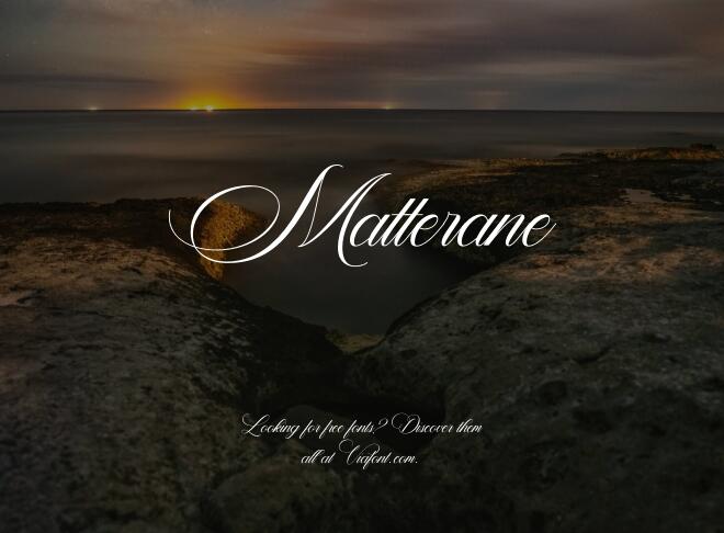 Matterane Font
