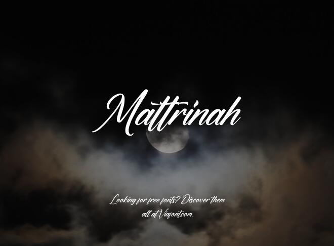 Mattrinah Font