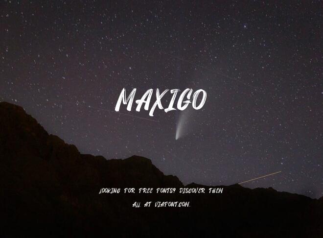Maxigo Font