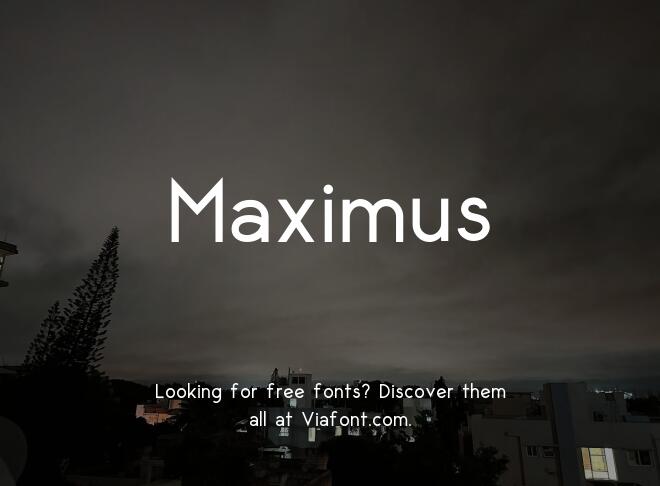 Maximus Font