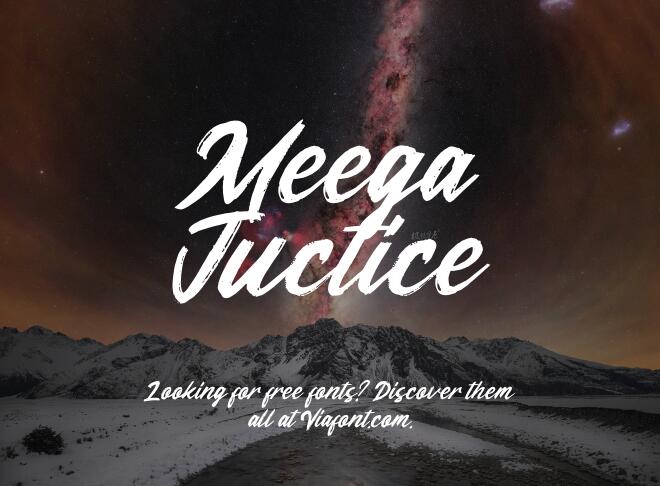 Meega Juctice Font