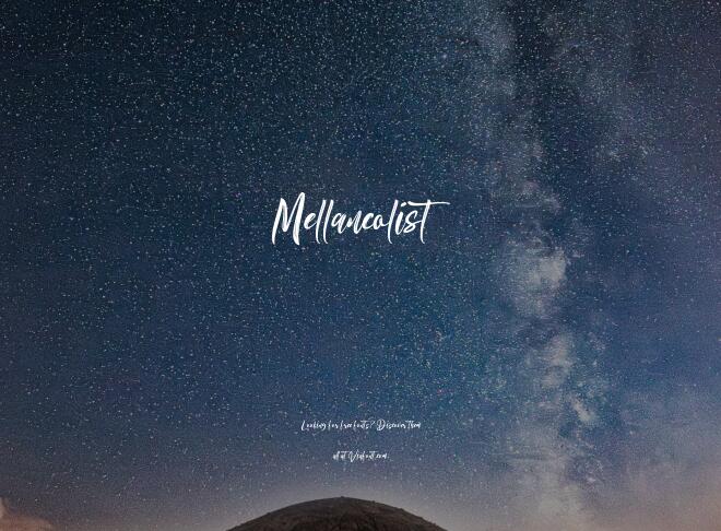 Mellancolist Font