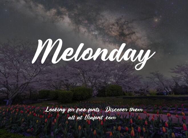 Melonday Font