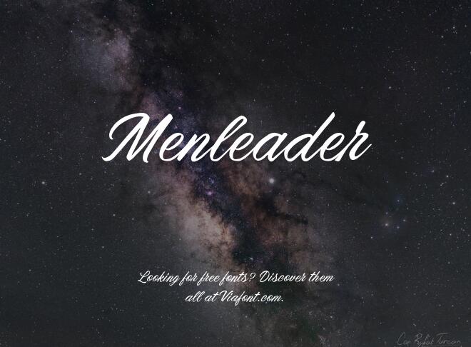 Menleader Font