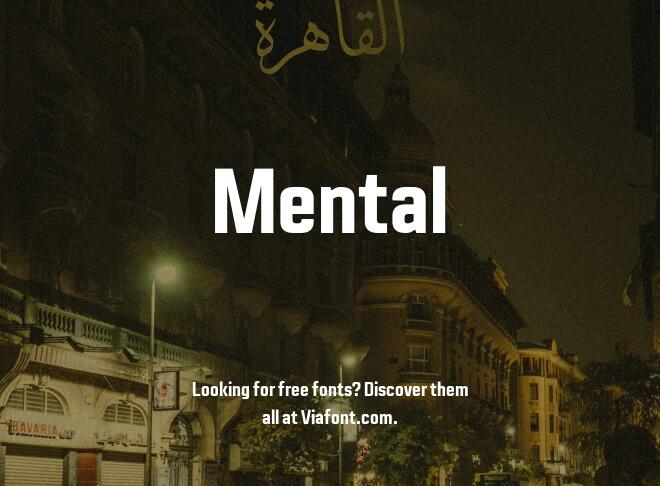 Mental Font