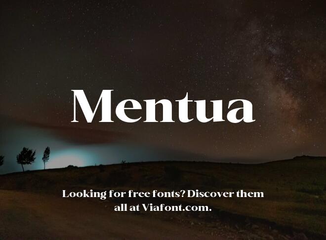 Mentua Font