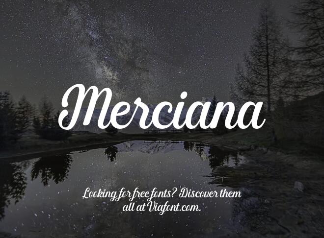 Merciana Font