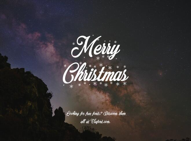 Merry Christmas Font