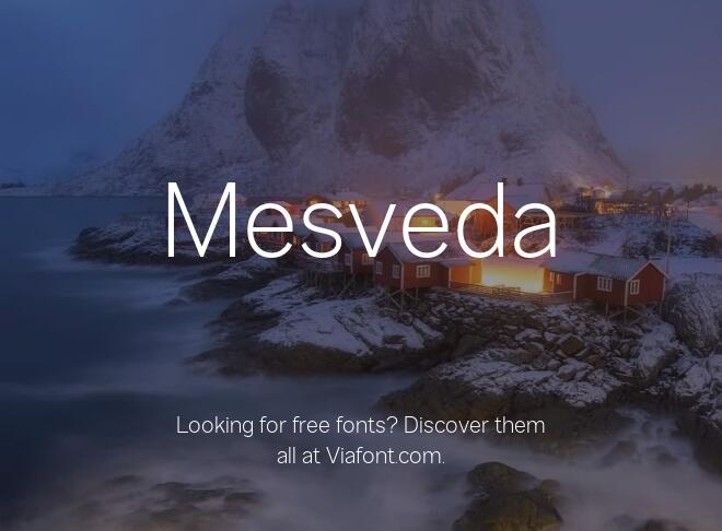 Mesveda Font