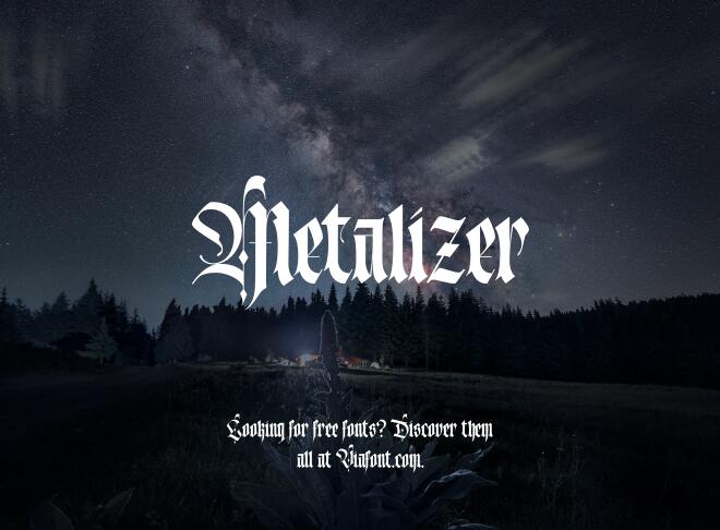 Metalizer Font