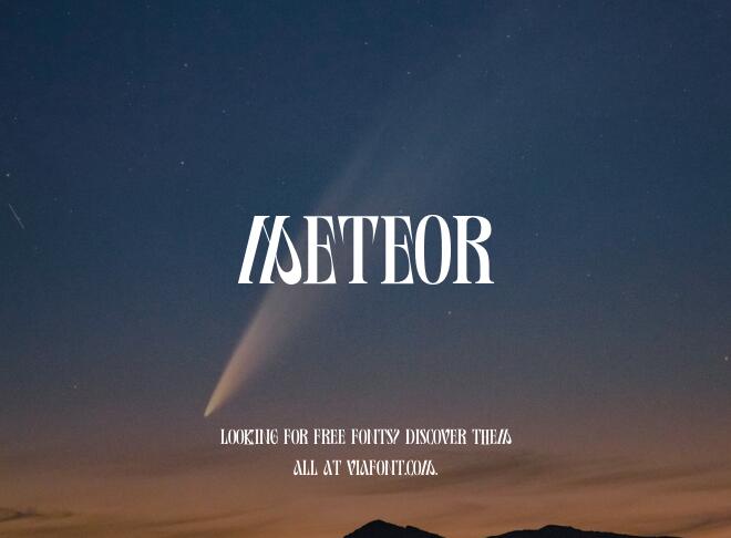 Meteor Font