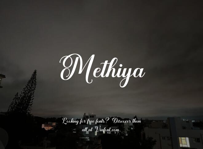Methiya Font