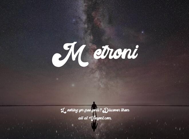 Metroni Font