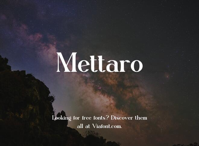 Mettaro Font