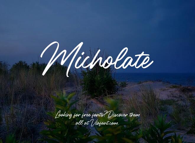 Micholate Font