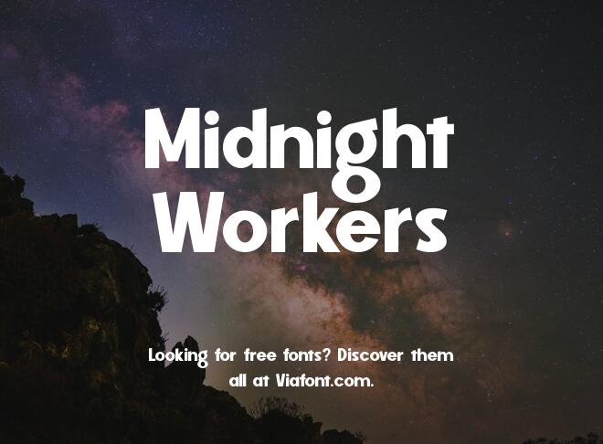 Midnight Workers Font