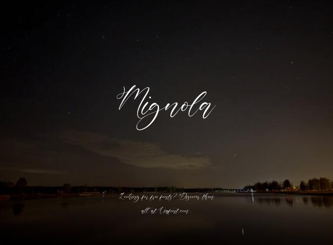 Mignola Font