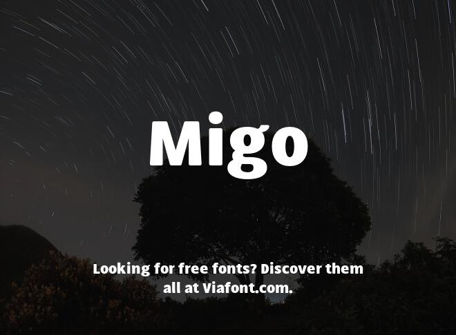 Migo Font
