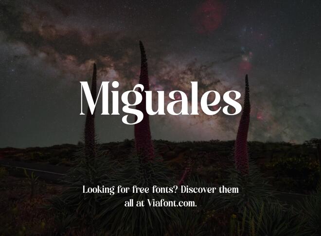 Miguales Font