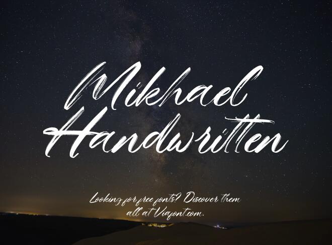 Mikhael Handwritten Font