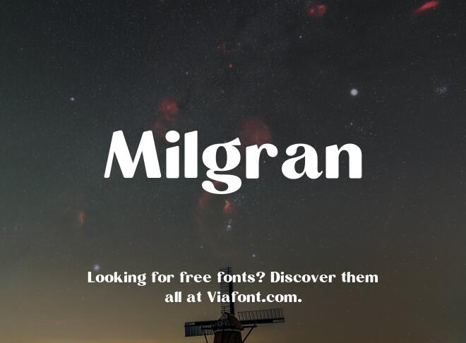 Milgran Font