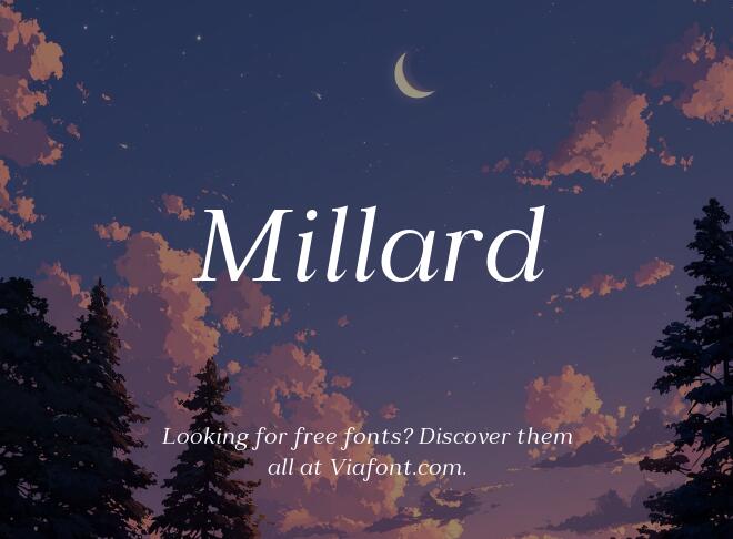Millard Font