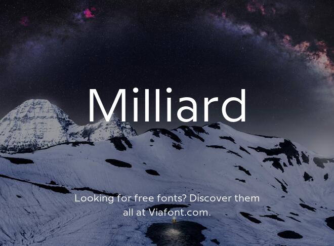 Milliard Font