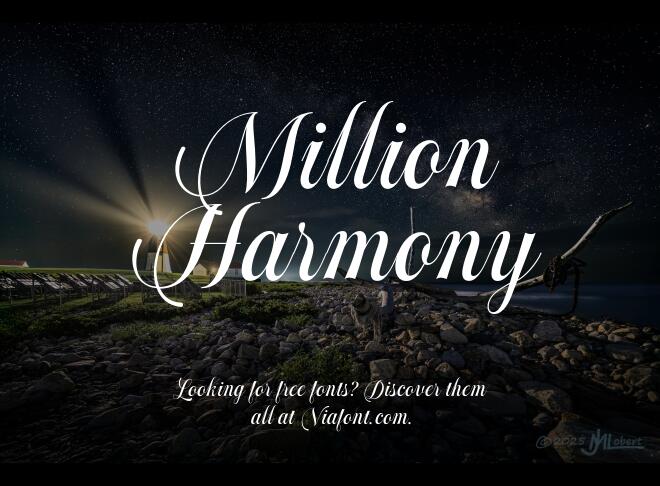 Million Harmony Font