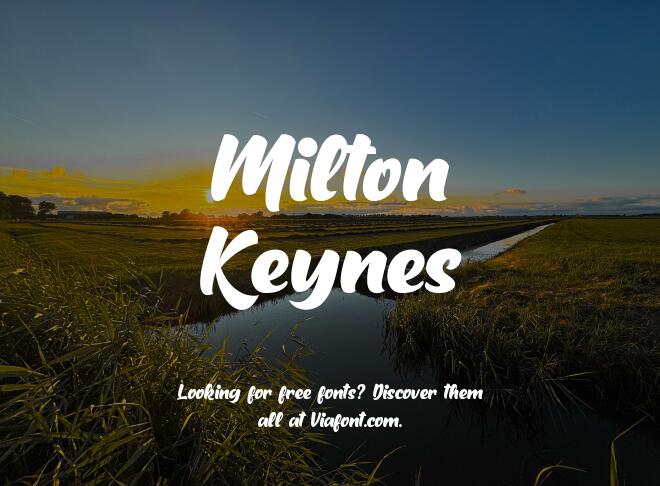 Milton Keynes Font