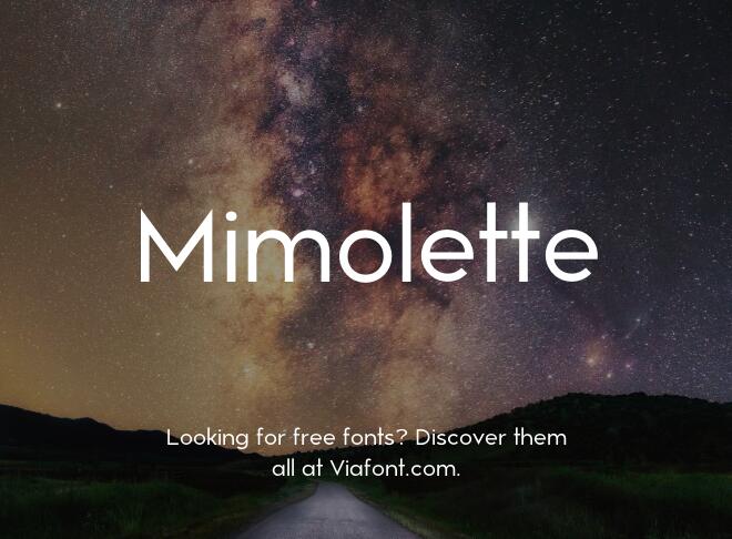 Mimolette Font