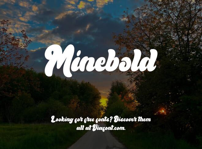 Minebold Font