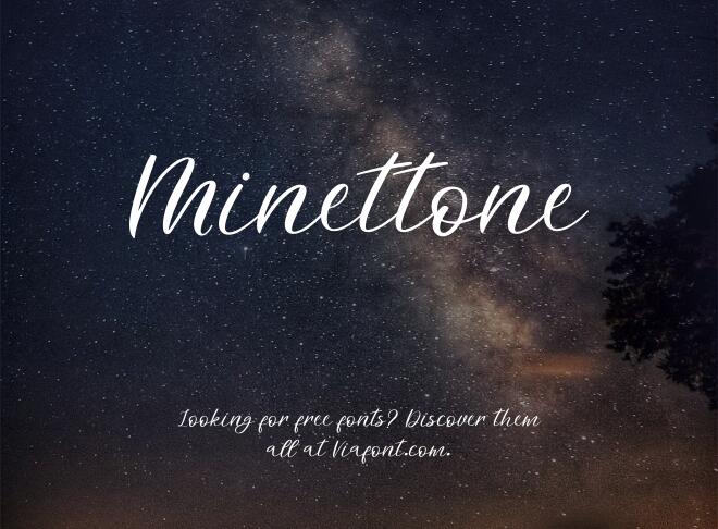 Minettone Font