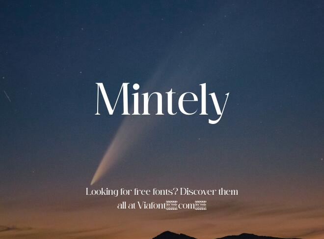 Mintely Font