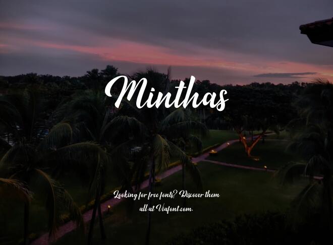 Minthas Font