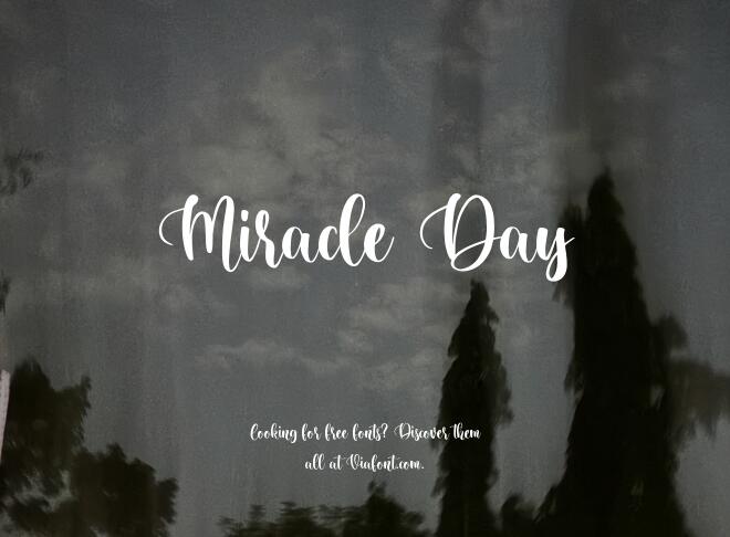Miracle Day Font