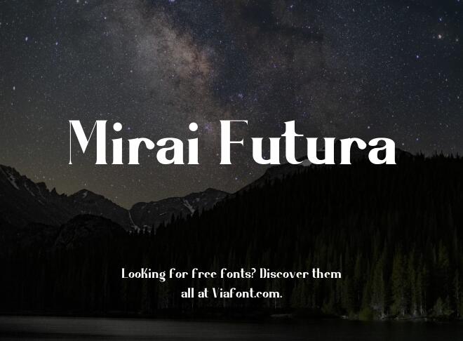 Mirai Futura Font