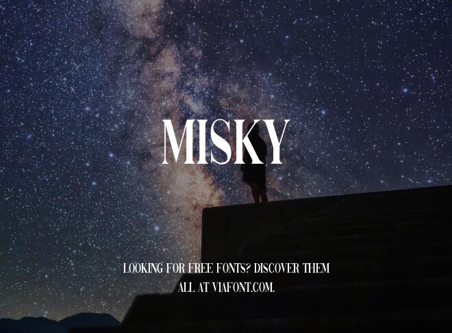 Misky Font