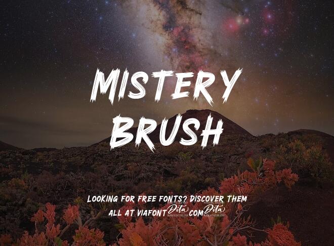 Mistery Brush Font