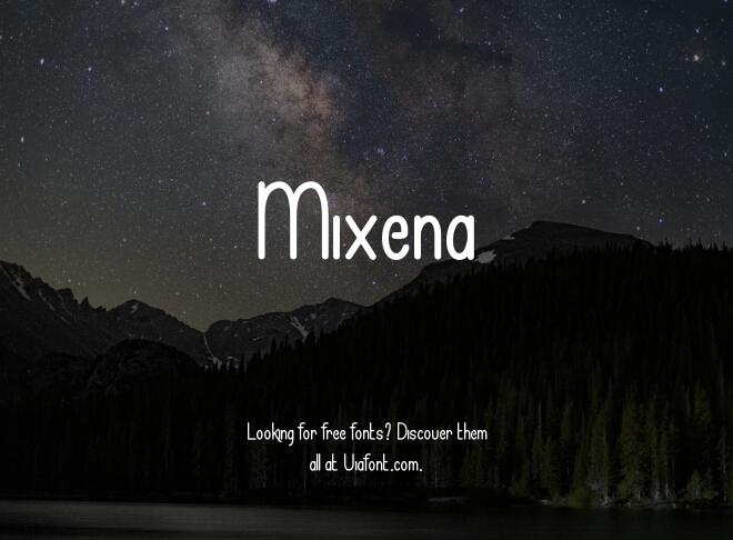 Mixena Font