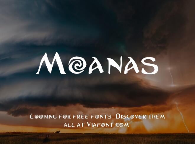 Moanas Font