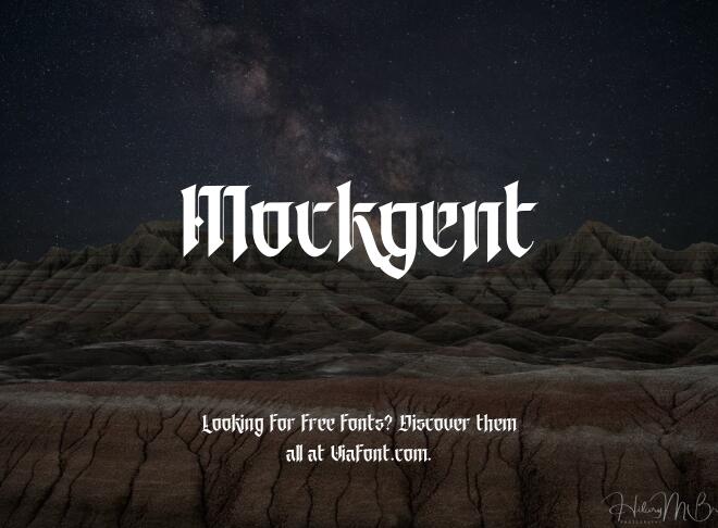 Mockgent Font