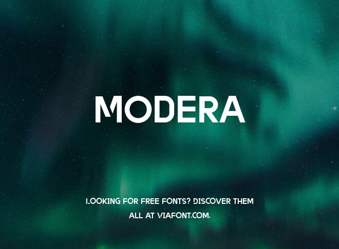 Modera Font
