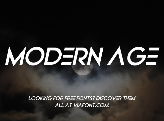 Modern Age Font