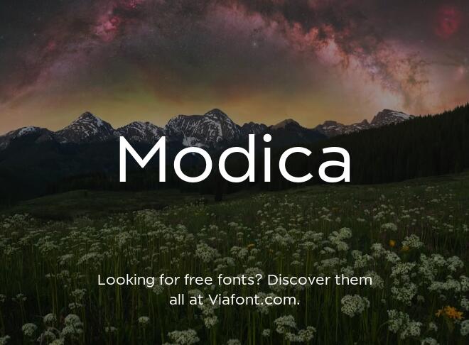 Modica Font