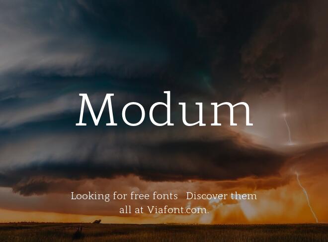 Modum Font