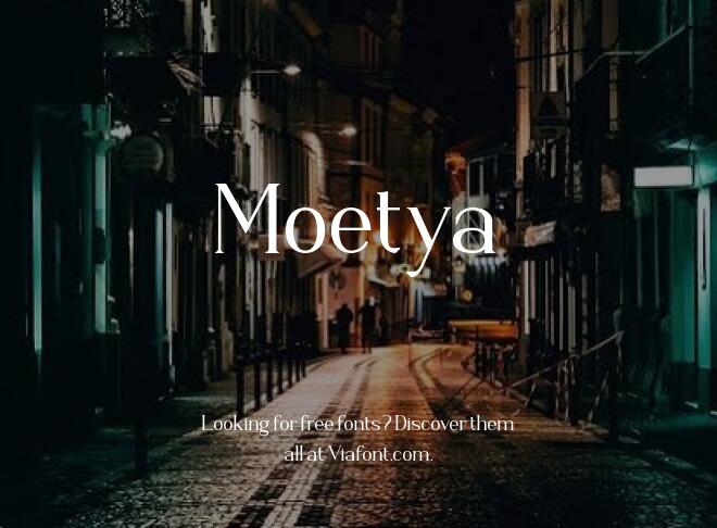 Moetya Font