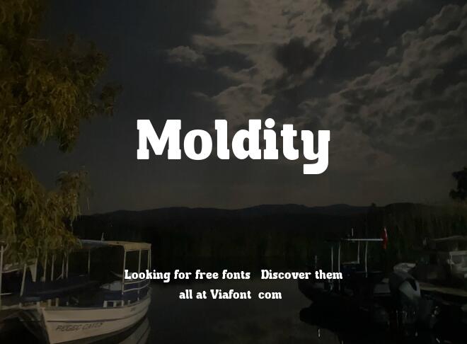 Moldity Font