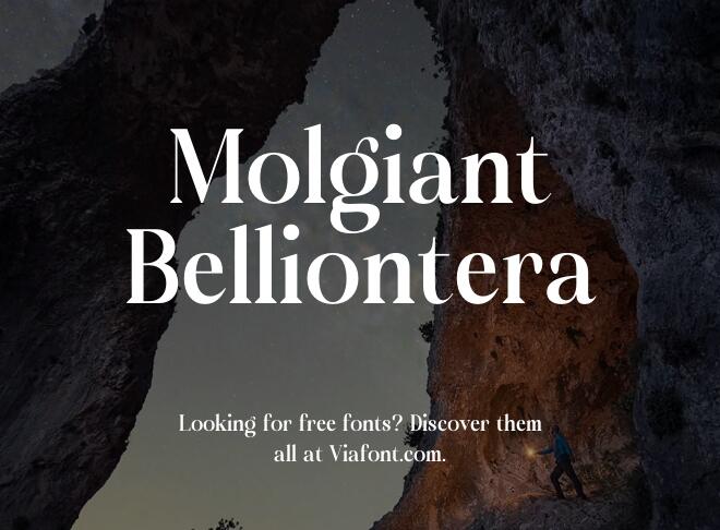 Molgiant Belliontera Font