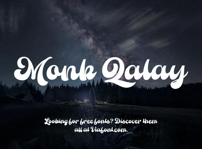 Monk Qalay Font